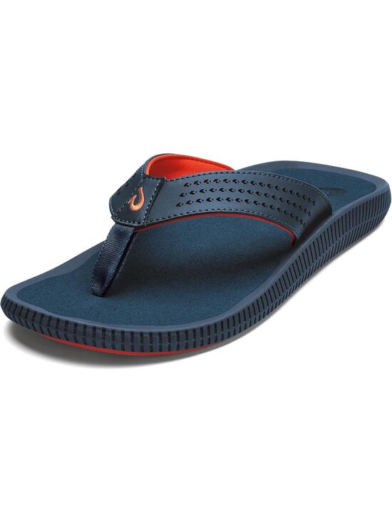 Men Blue Lagoon Resistant Flip Flops Arch Support Comfort Fit Beach Sandal Shoes main image 2